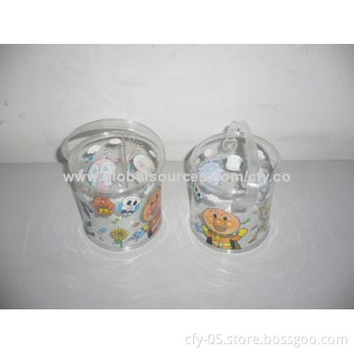 Round-shaped Cosmetic Bag with 0.15-0.50mm Thickness, OEM Services Welcomed